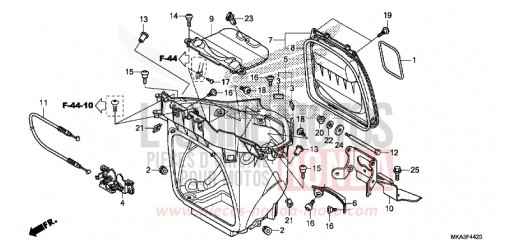 LUGGAGE BOX NC750XAG de 2016